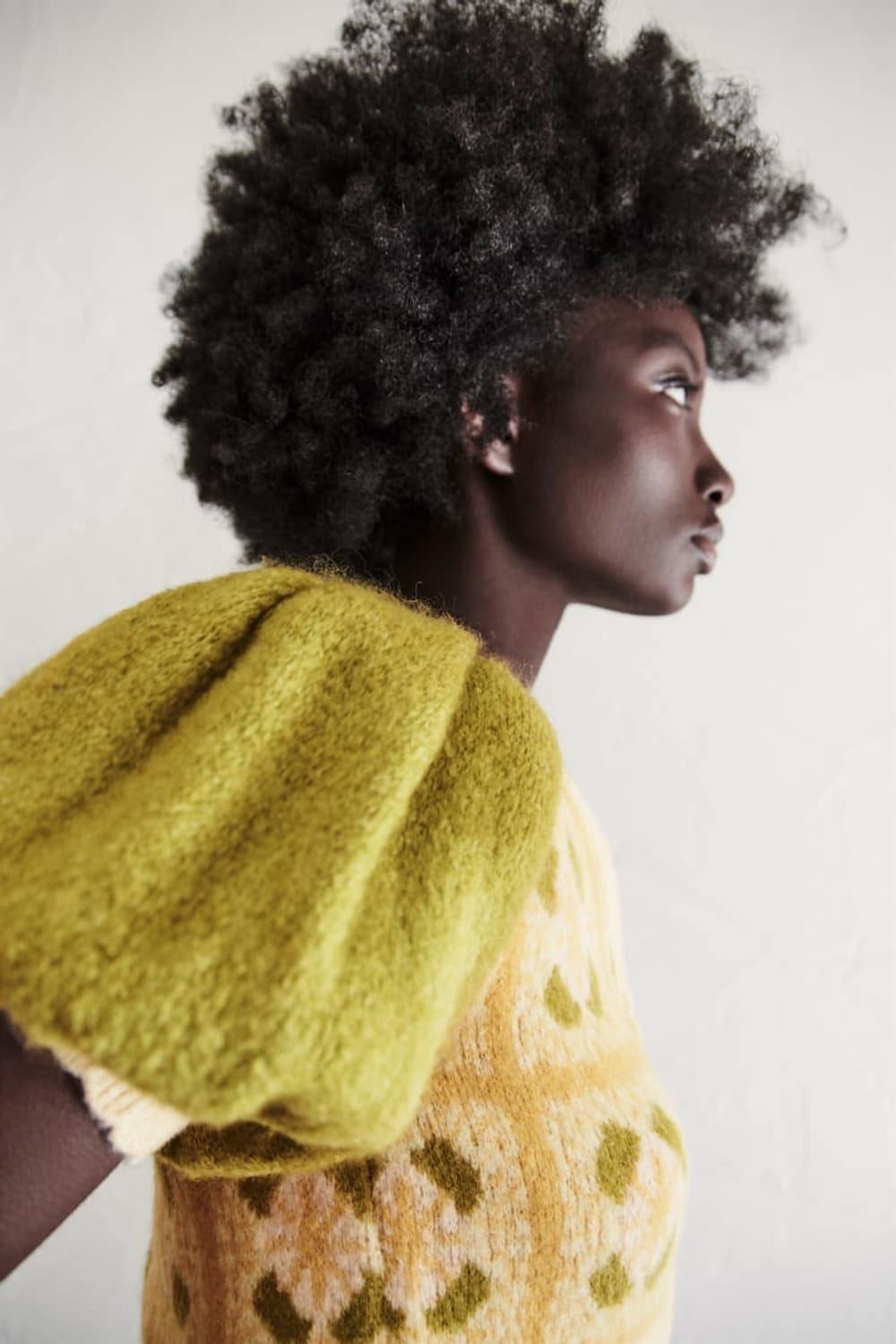 ZARA 플로랄 자카드 니트 가디건 상품이미지5