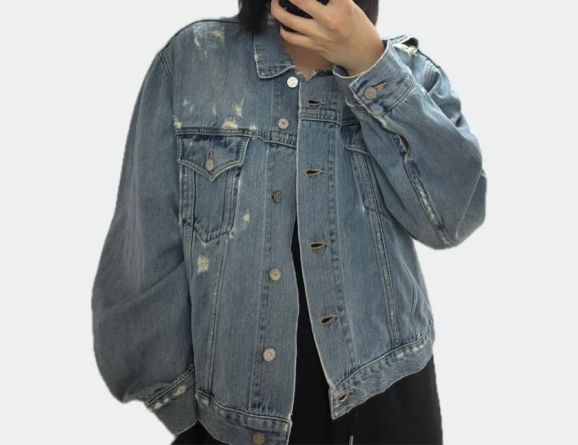 Acne Studios 트레스드 데님 자켓 38 상품이미지10