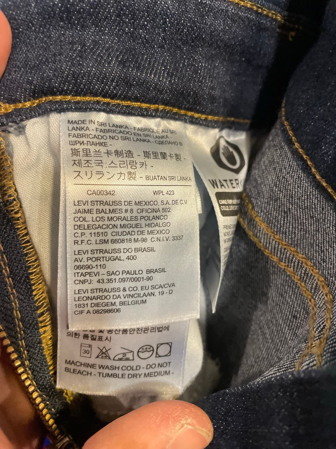 청 데님 리바이스 멜빵 바지 30사이즈 상품이미지4