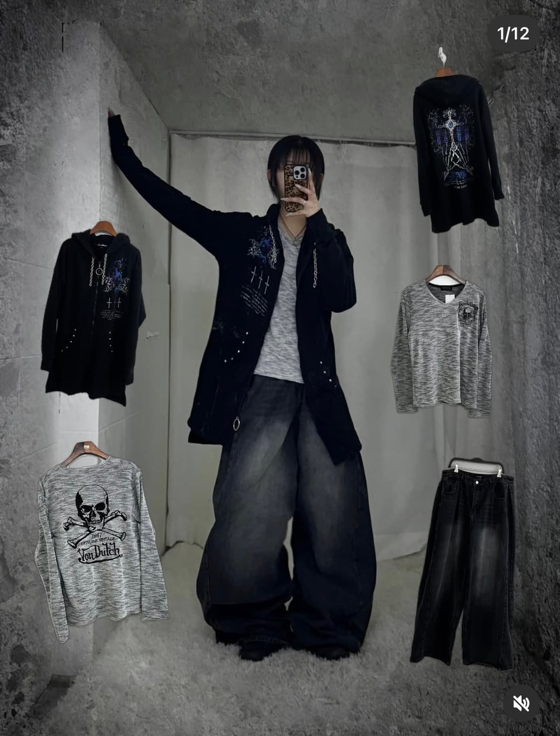 본더치 데일리펑크 델펑 락시크 코디세트  상품이미지1