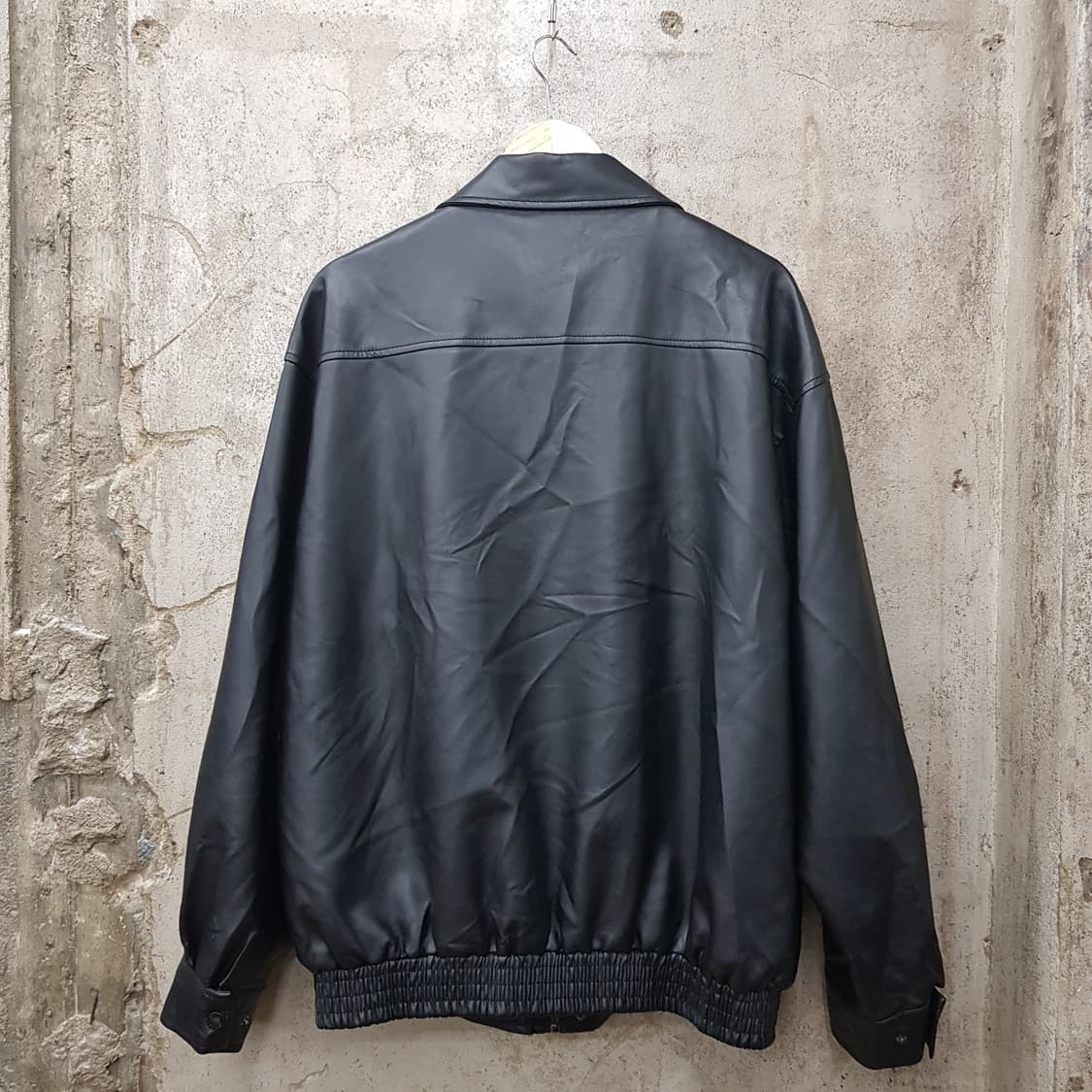 브이투 비건레더 오버핏 자켓 L사이즈  상품이미지2