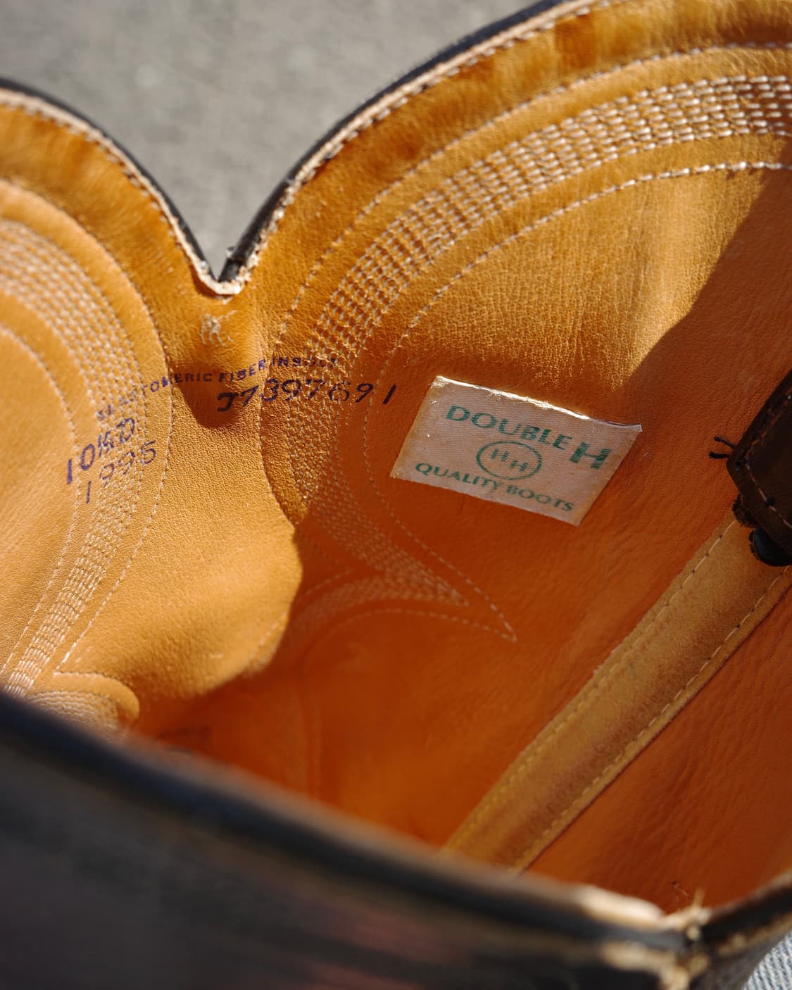 80s Double H 웨스턴 부츠 상품이미지5
