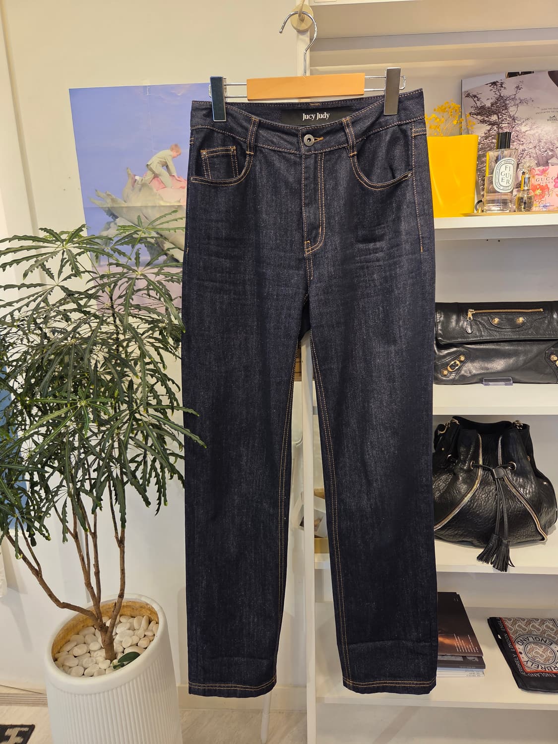 쥬시쥬디 인디고 진 청바지 상품이미지2