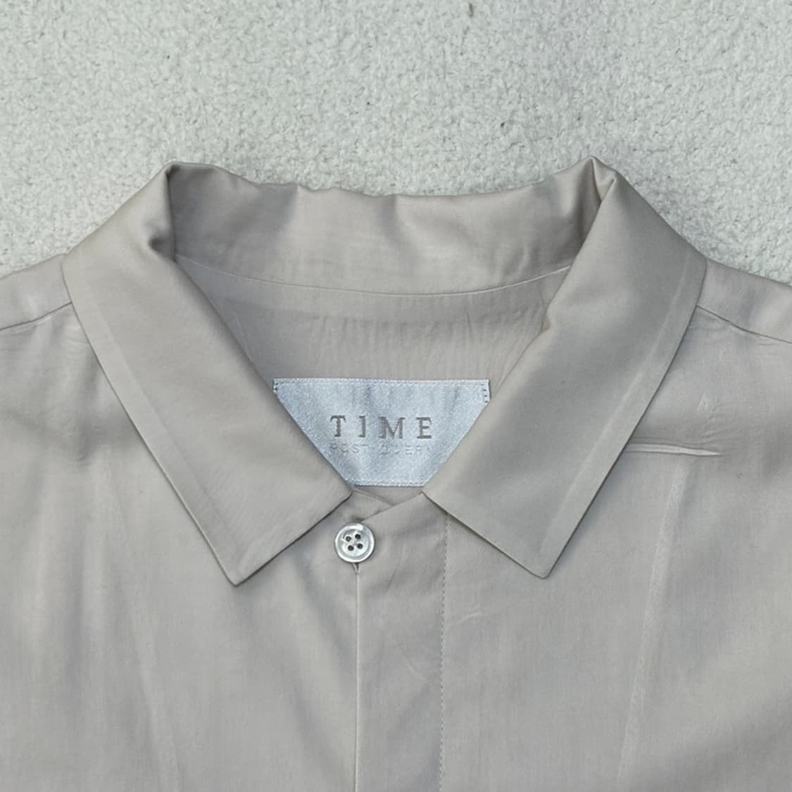 TIME HOMME 베이지 셔츠 95 상품이미지3