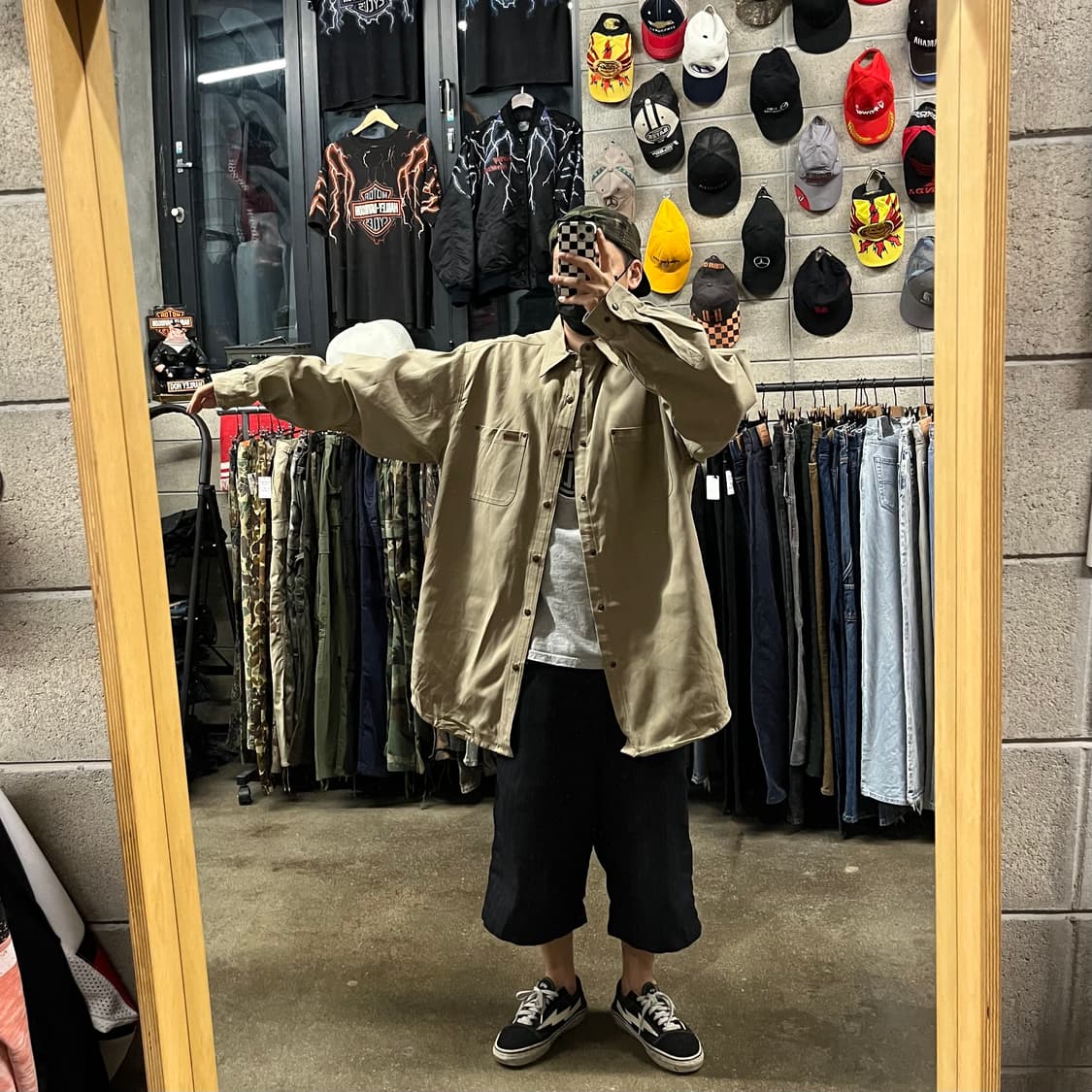 Carhartt 플란넬 라인드 워크 셔츠 (110) 상품이미지6