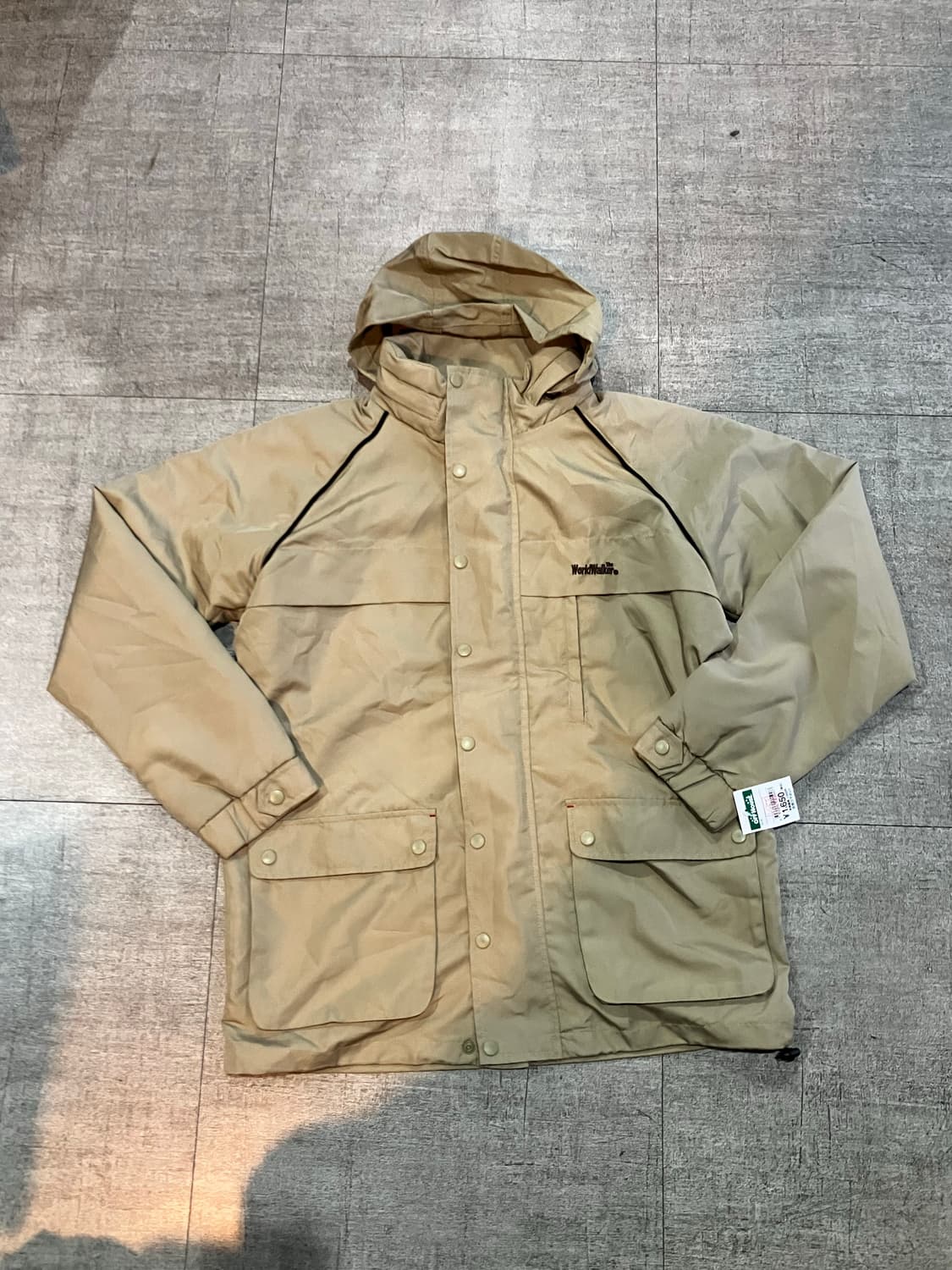 일본빈티지 Worldwaiker 올드스쿨스트릿 윈드스토퍼 후디봄버자켓 상품이미지1