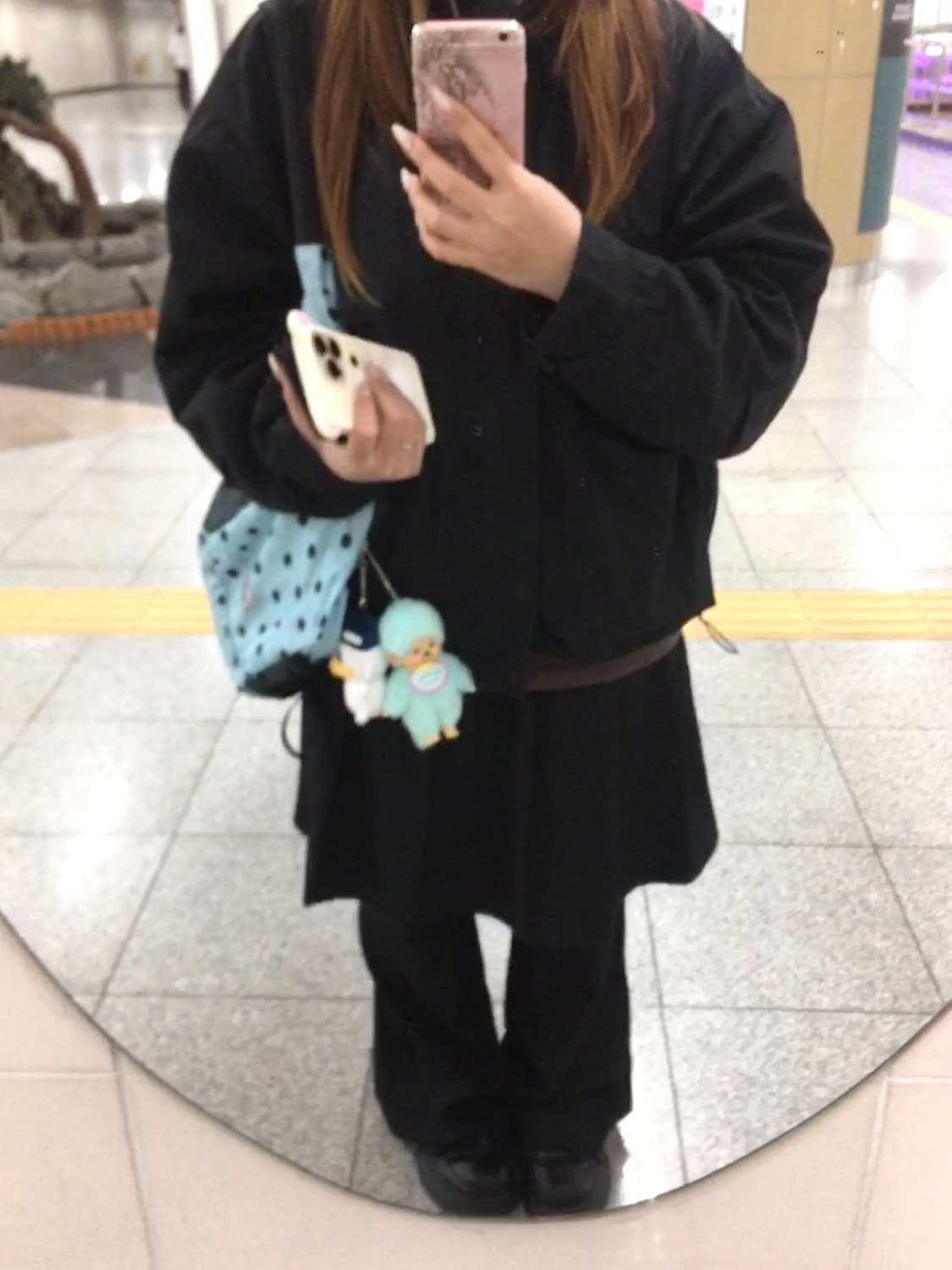 블랙 미디 야상 상품이미지3