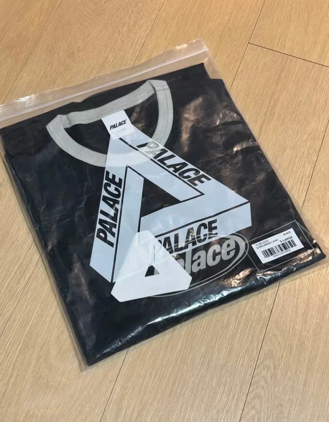 [XL] 팔라스 25fw 엘립스 링거 티셔츠 블랙 상품이미지2