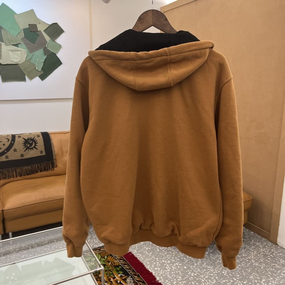 칼하트 써멀 빈티지 오버핏 후드집업 100 C05750 상품이미지2