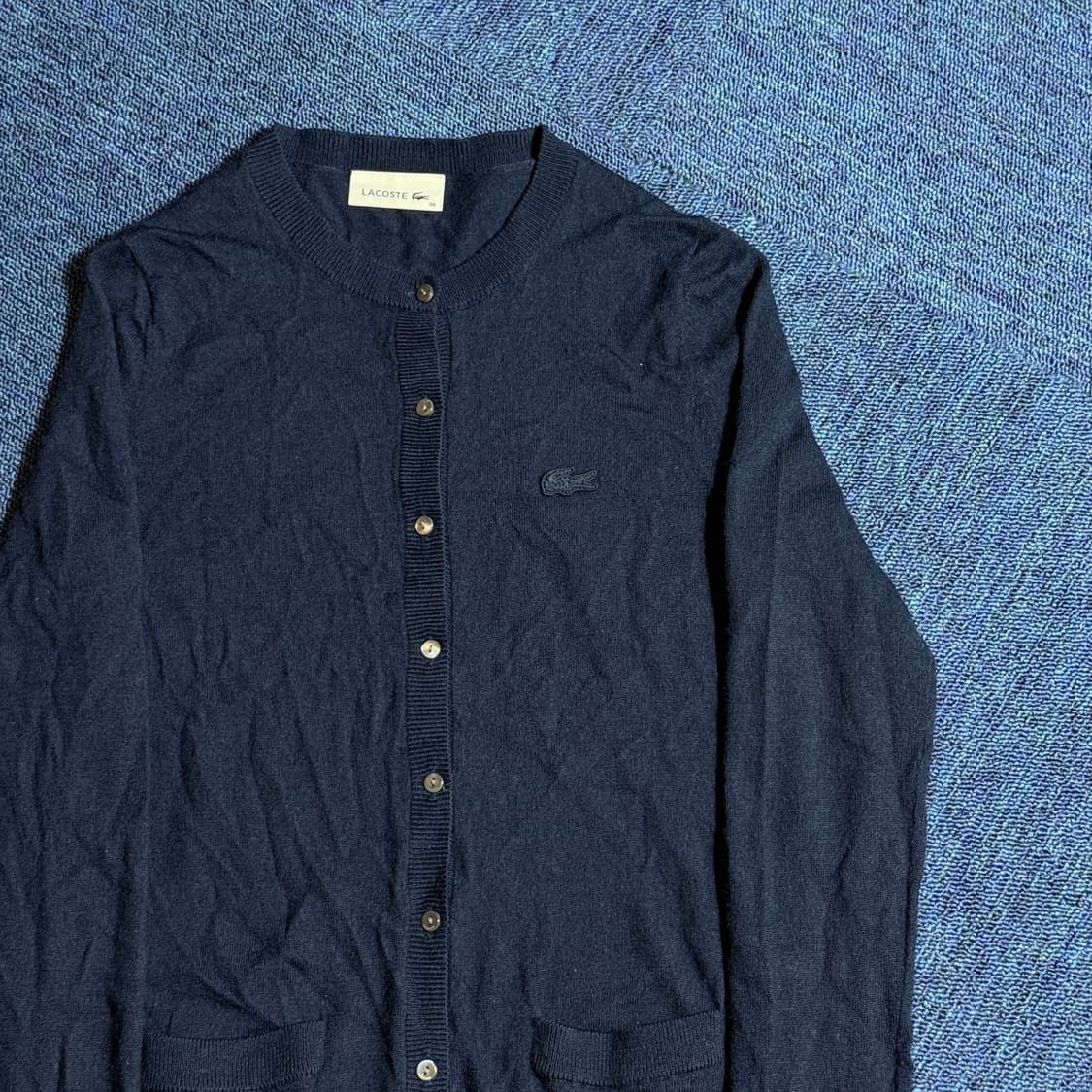 라코스테 네이비 포켓 가디건 상품이미지2