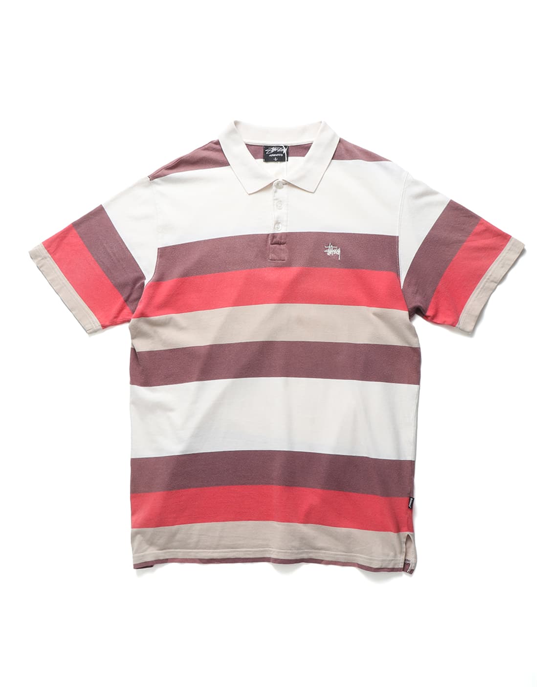 스투시 STUSSY 00s Border Polo T-shirt 상품이미지1