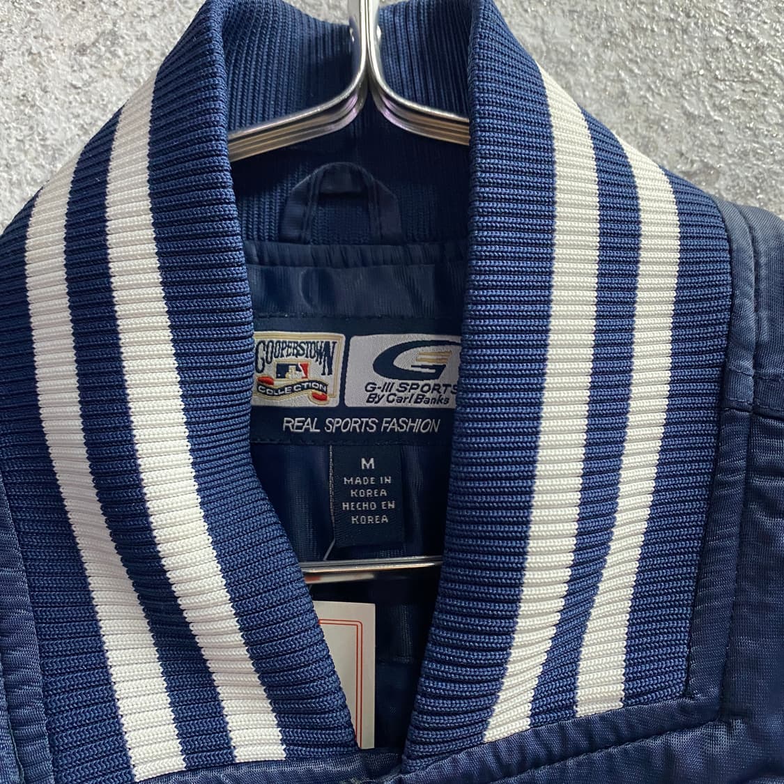 양키스 배스킷볼 네이비 바시티 자켓 b3388 상품이미지3