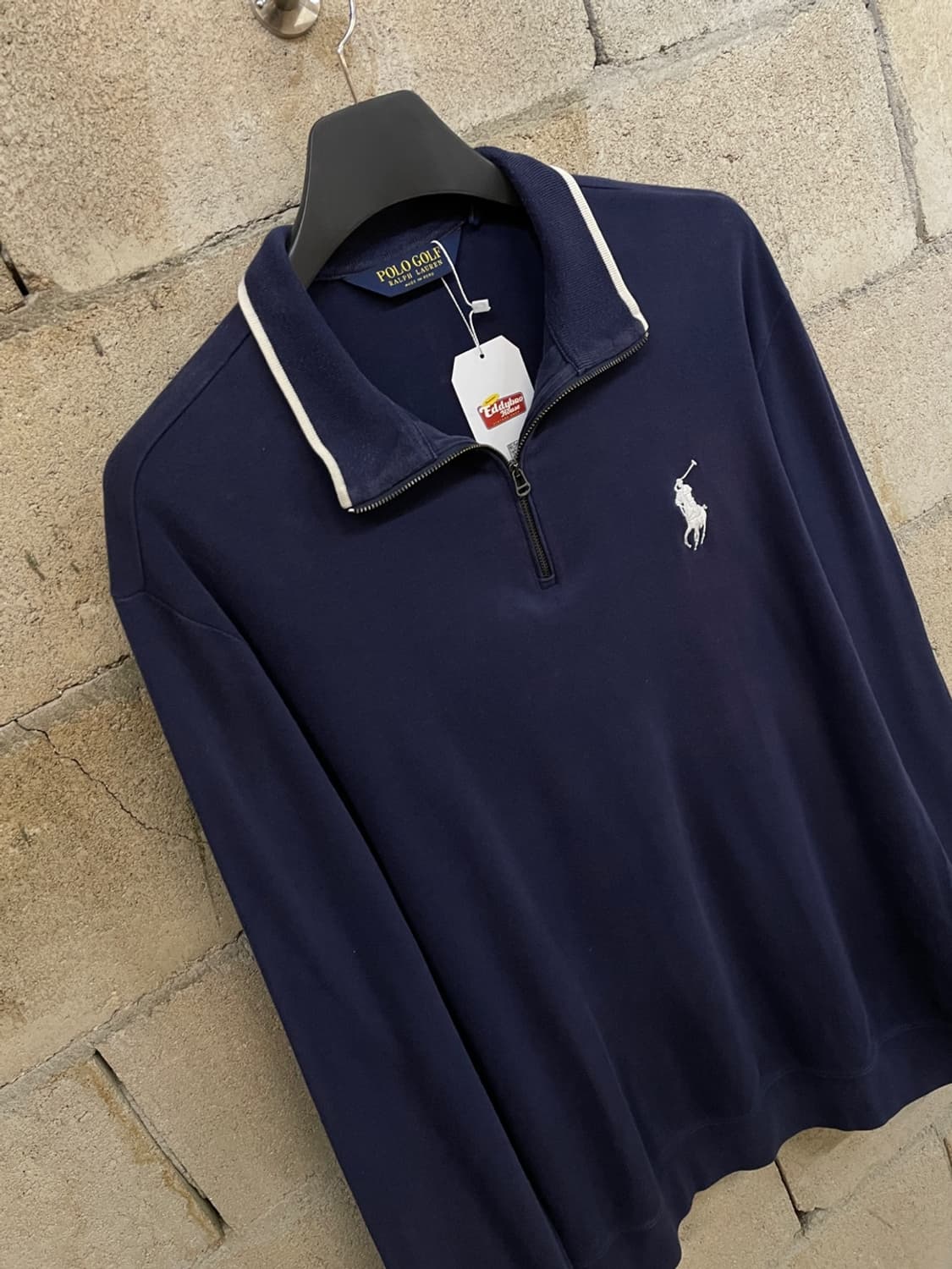 폴로 랄프로렌 빅 포니 반집업 니트 상품이미지3