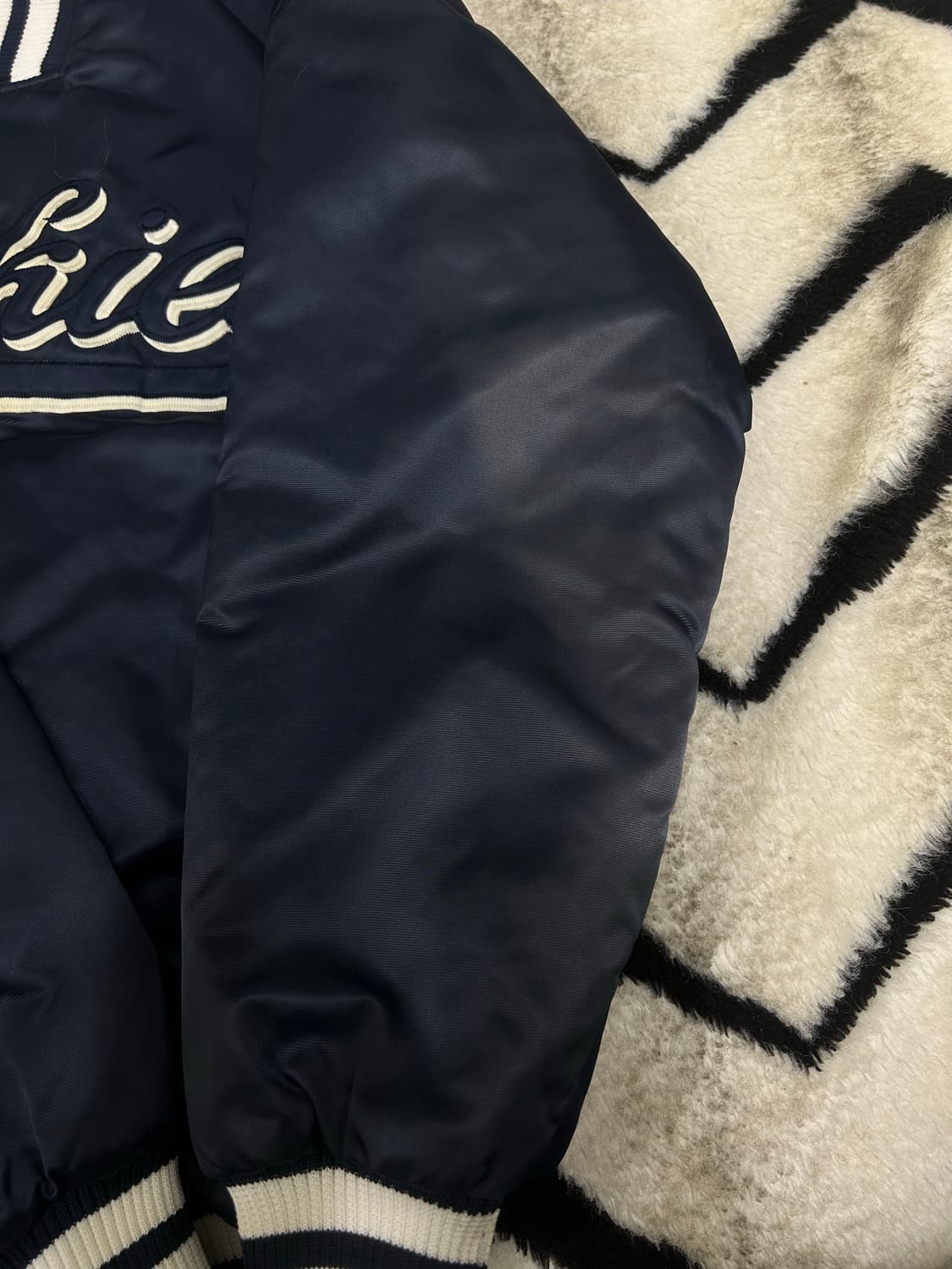 [M]디키즈 오버핏 빅로고 스타디움 자켓/네이비/이염 상품이미지6