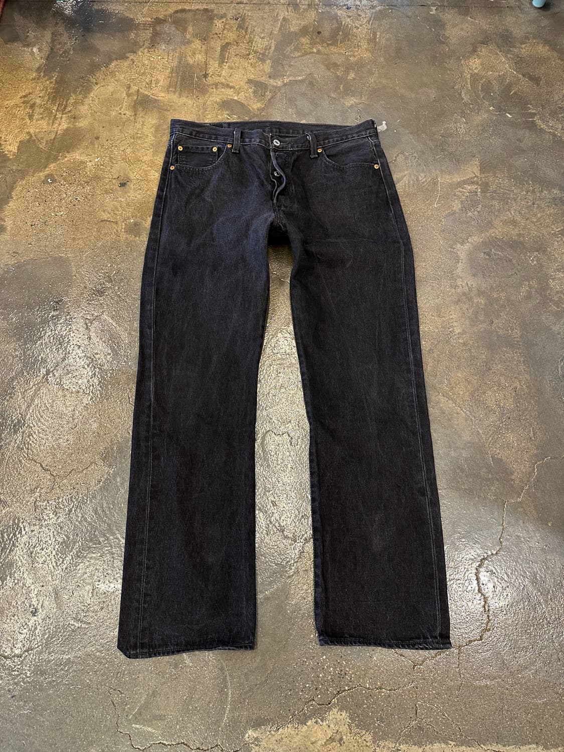 Levis 리바이스 501 W36 L32 블랙진 상품이미지1