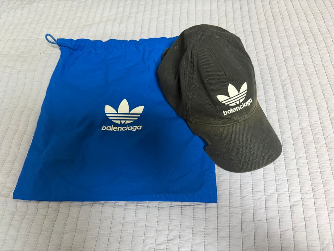 발렌시아가x아디다스 캡 모자 블랙 m 상품이미지2