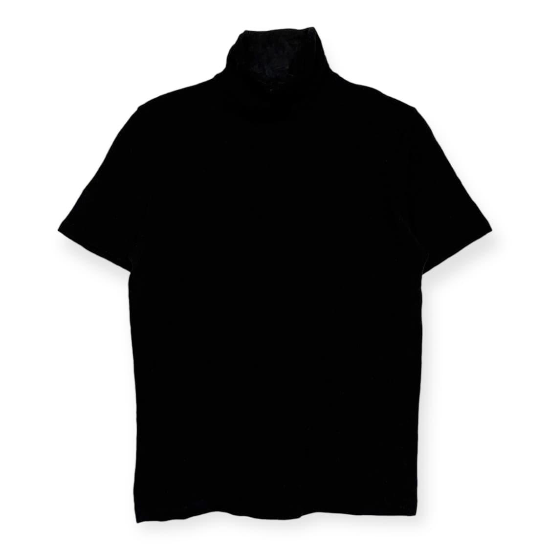 요지야마모토 패턴 터틀넥 니트 티셔츠 상품이미지1