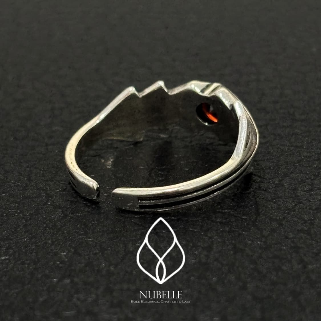 🌗Antique red eye ring / 엔틱 레드아이 반지 상품이미지9
