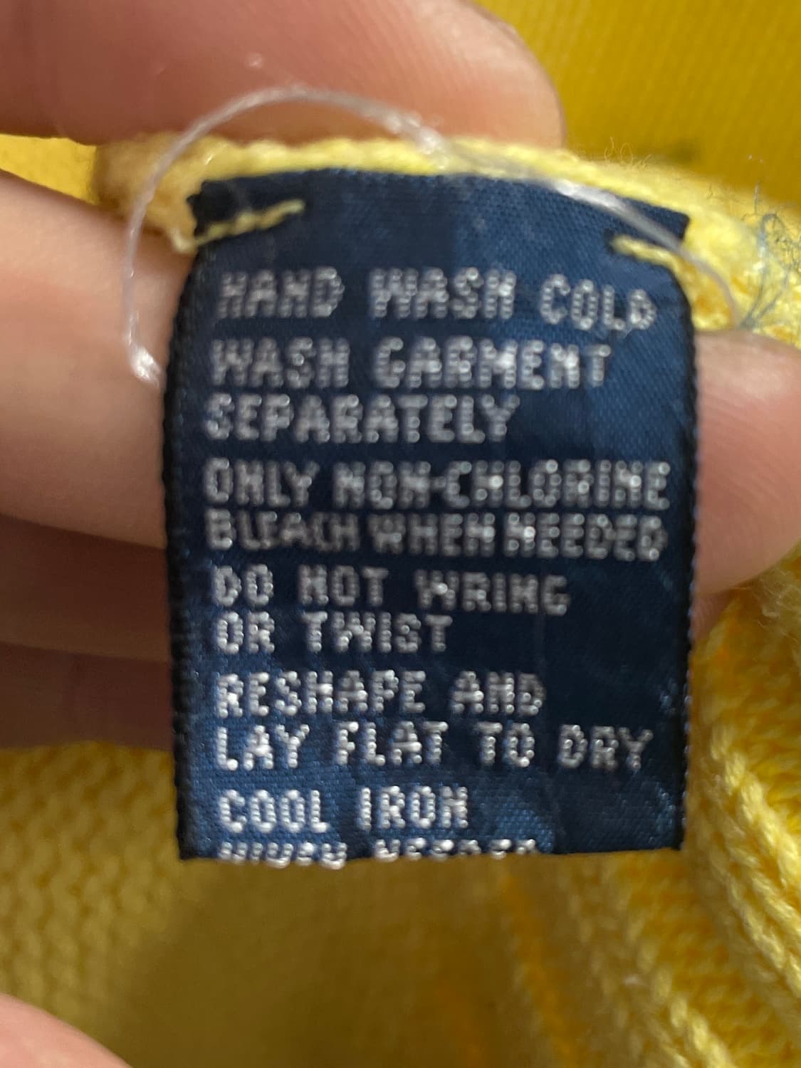 폴로 랄프로렌 옐로우 조끼 니트  (on.704)   상품이미지5