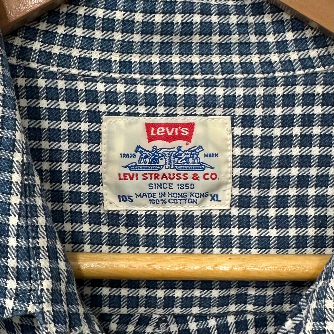 리바이스체크셔츠XL 상품이미지4