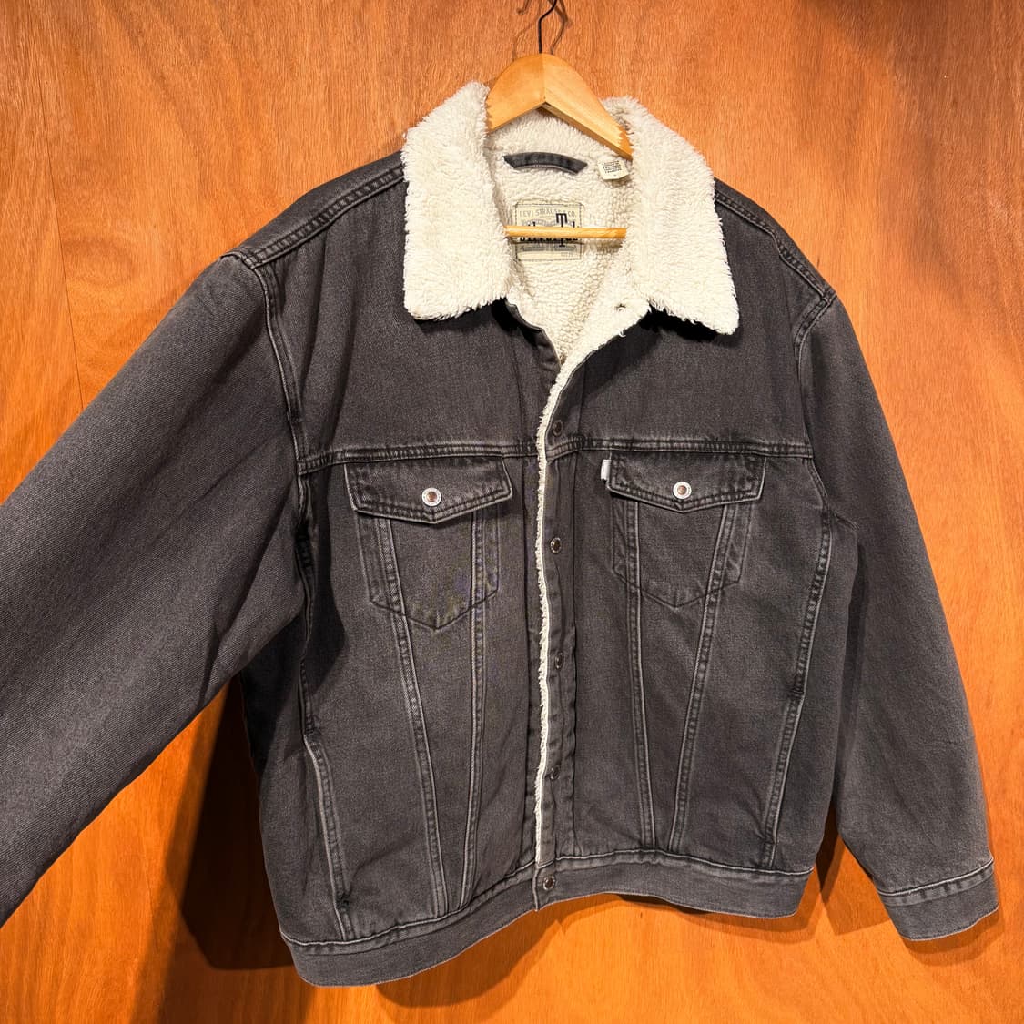 리바이스 실버탭 쉐르파 데님 트러커 자켓 M 105 상품이미지1