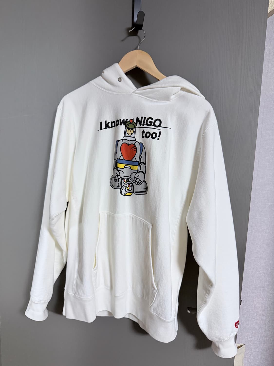 XL) 휴먼메이드 니고 후드 화이트 상품이미지1