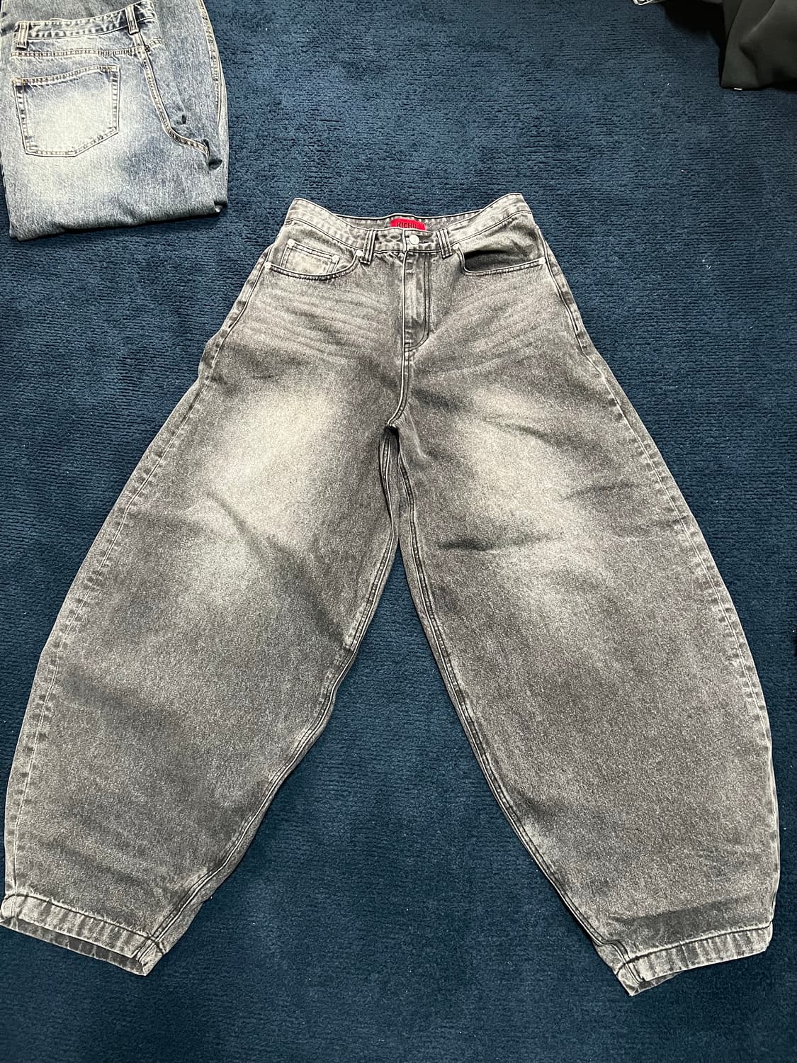 기철 벌룬 팬츠 데님 상품이미지1