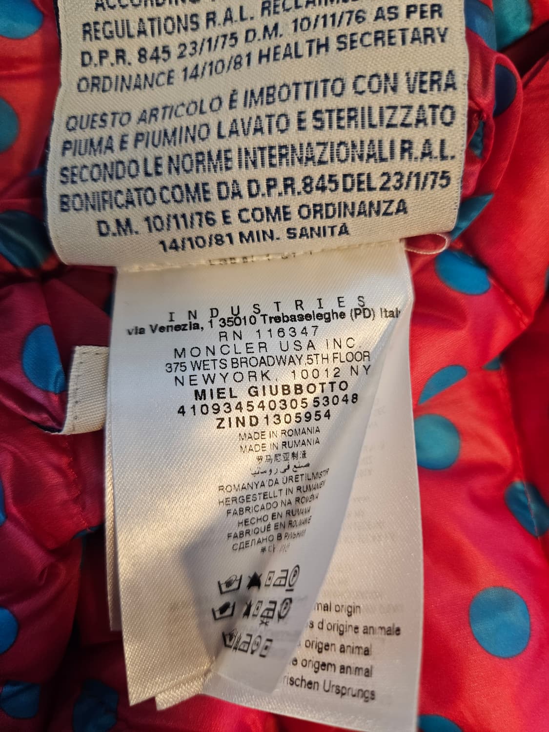 몽클레어 몽클레르 리버시블 구스 경량 패딩 사이즈1 상품이미지10