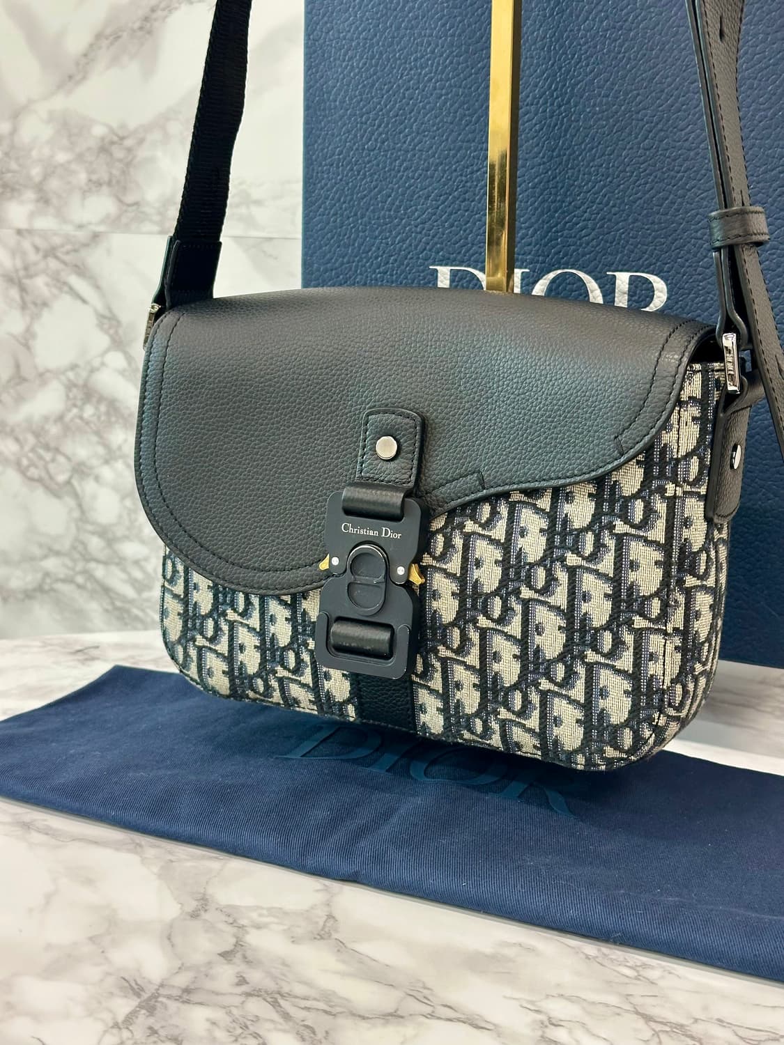 디올 플랩 스몰 오블리크 크로스백  상품이미지3