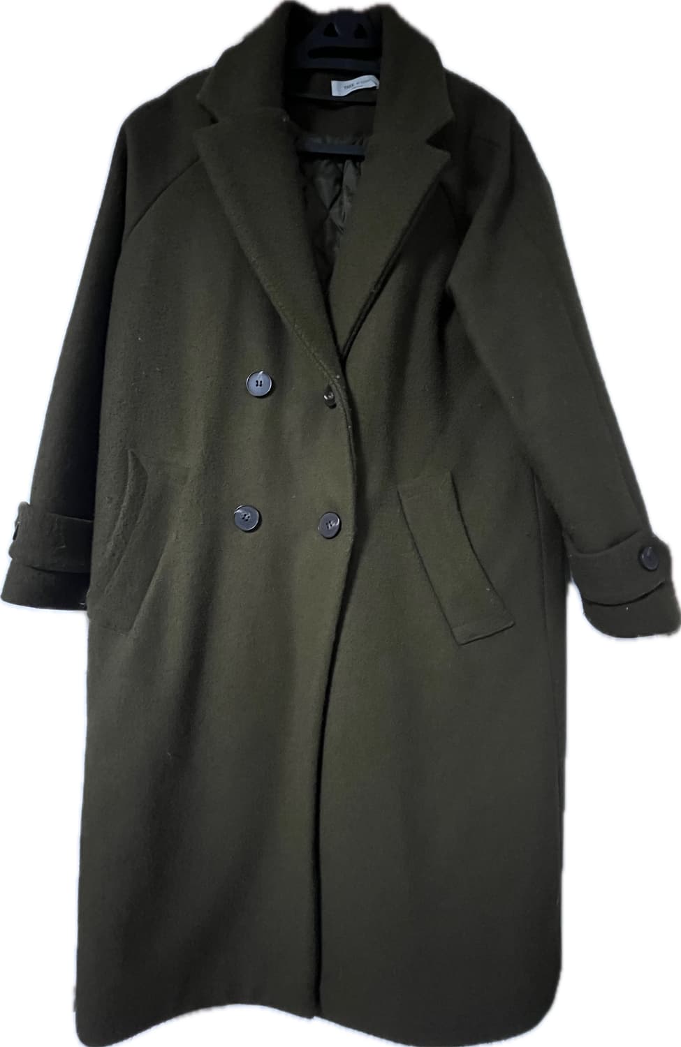 올리브색상 코트 상품이미지1