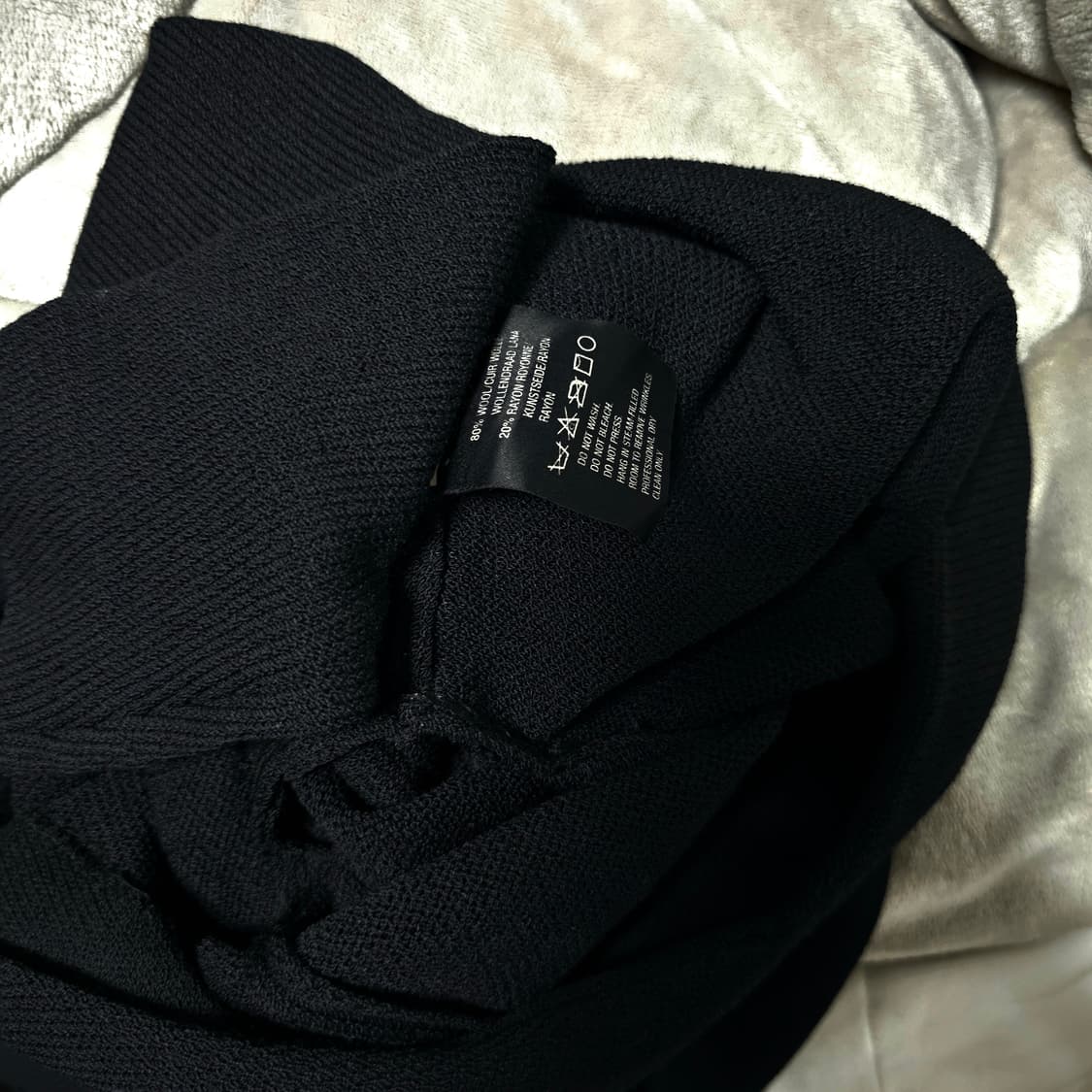 센죤 St.John 울80혼방 니트 원피스 (55-날씬66) 상태최상 상품이미지9