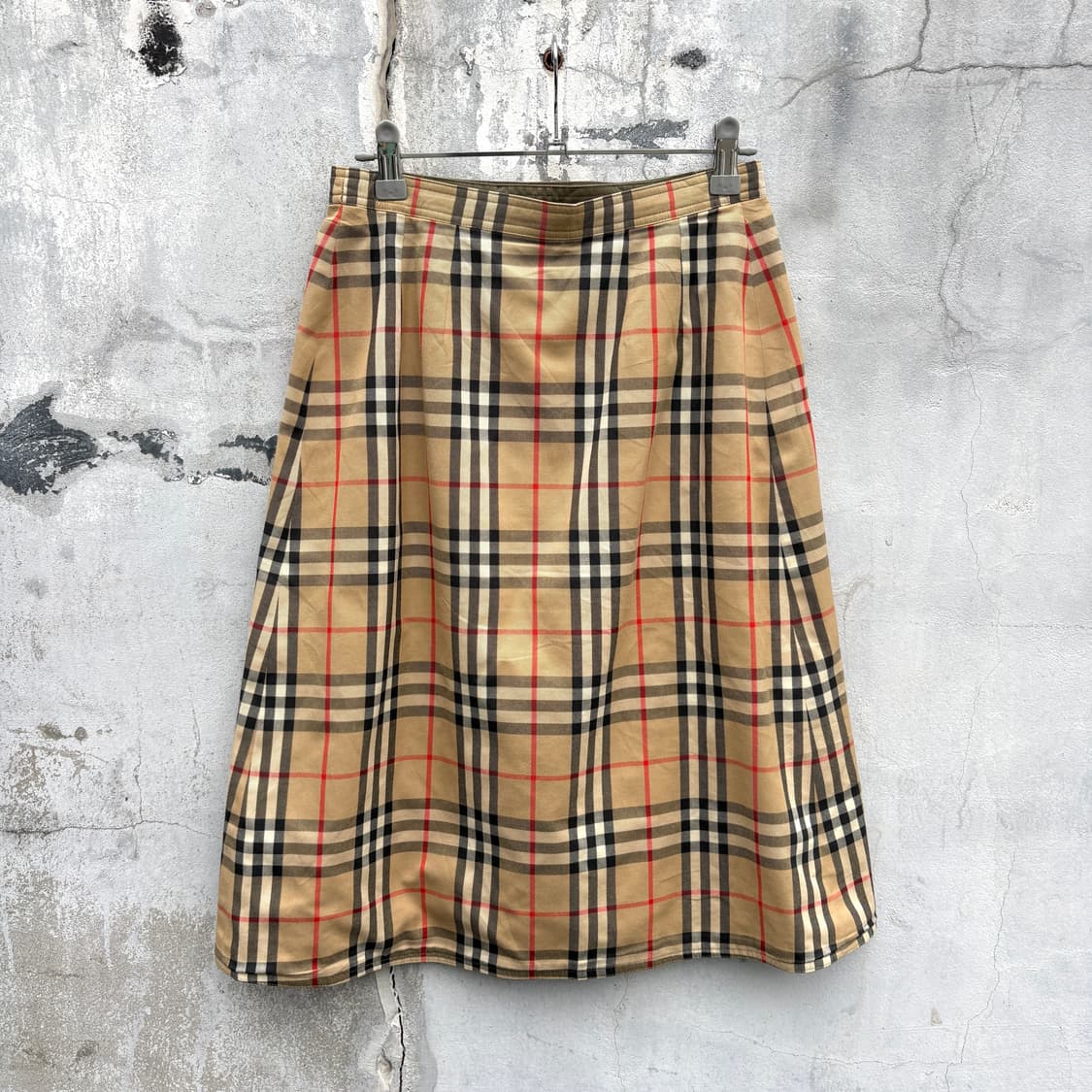 Burberrys 90s 버버리 노바체크 리버시블 양면 스커트 상품이미지5