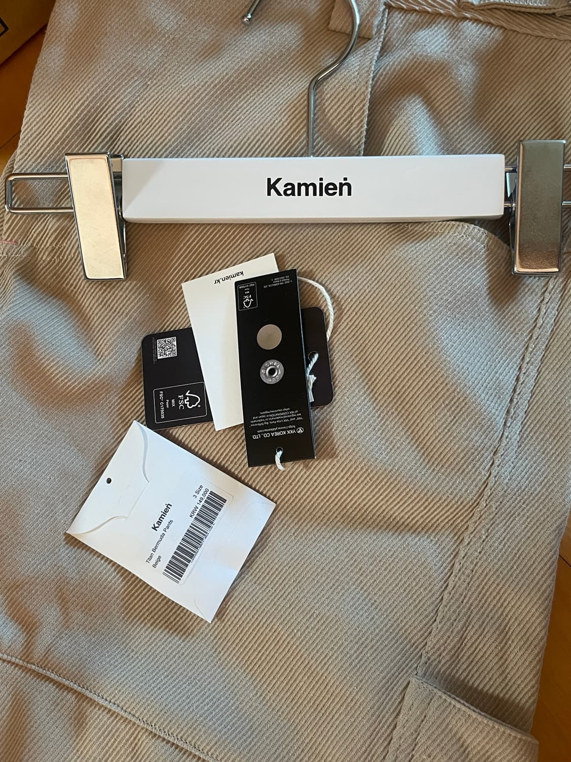 [3] 카미엔 타이탄 버뮤다 팬츠 베이지 상품이미지2