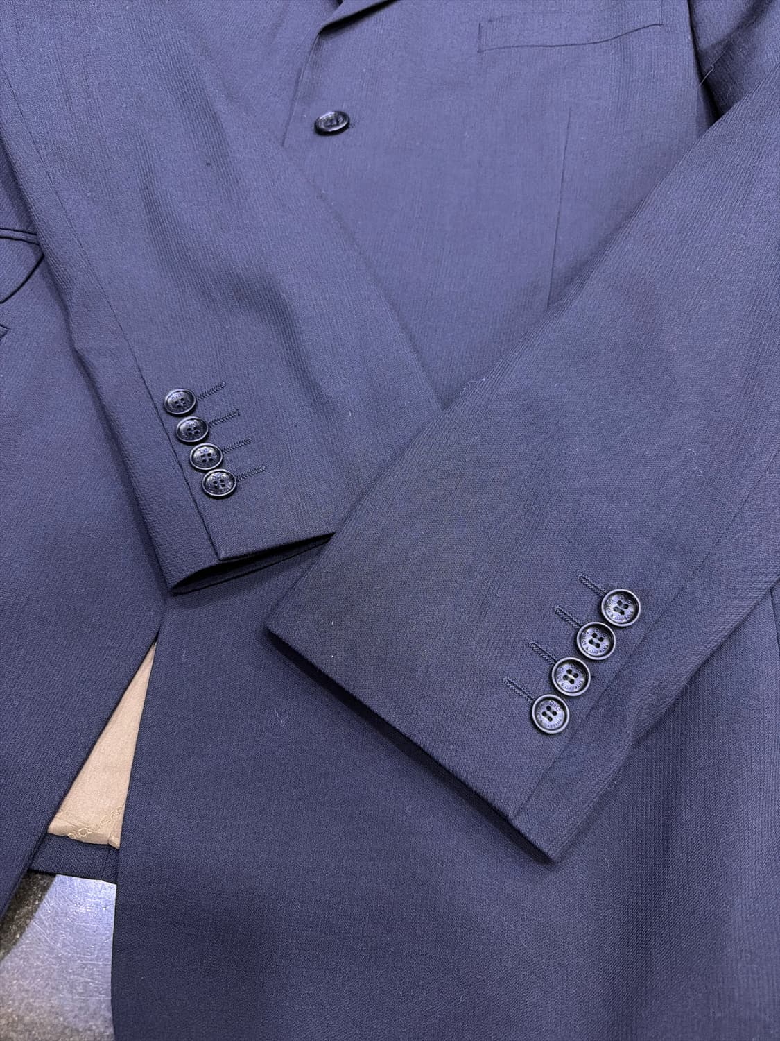 D&G 돌체앤가바나 입체 스트라이프 블랙 3버튼 블레이저 자켓 54 상품이미지5