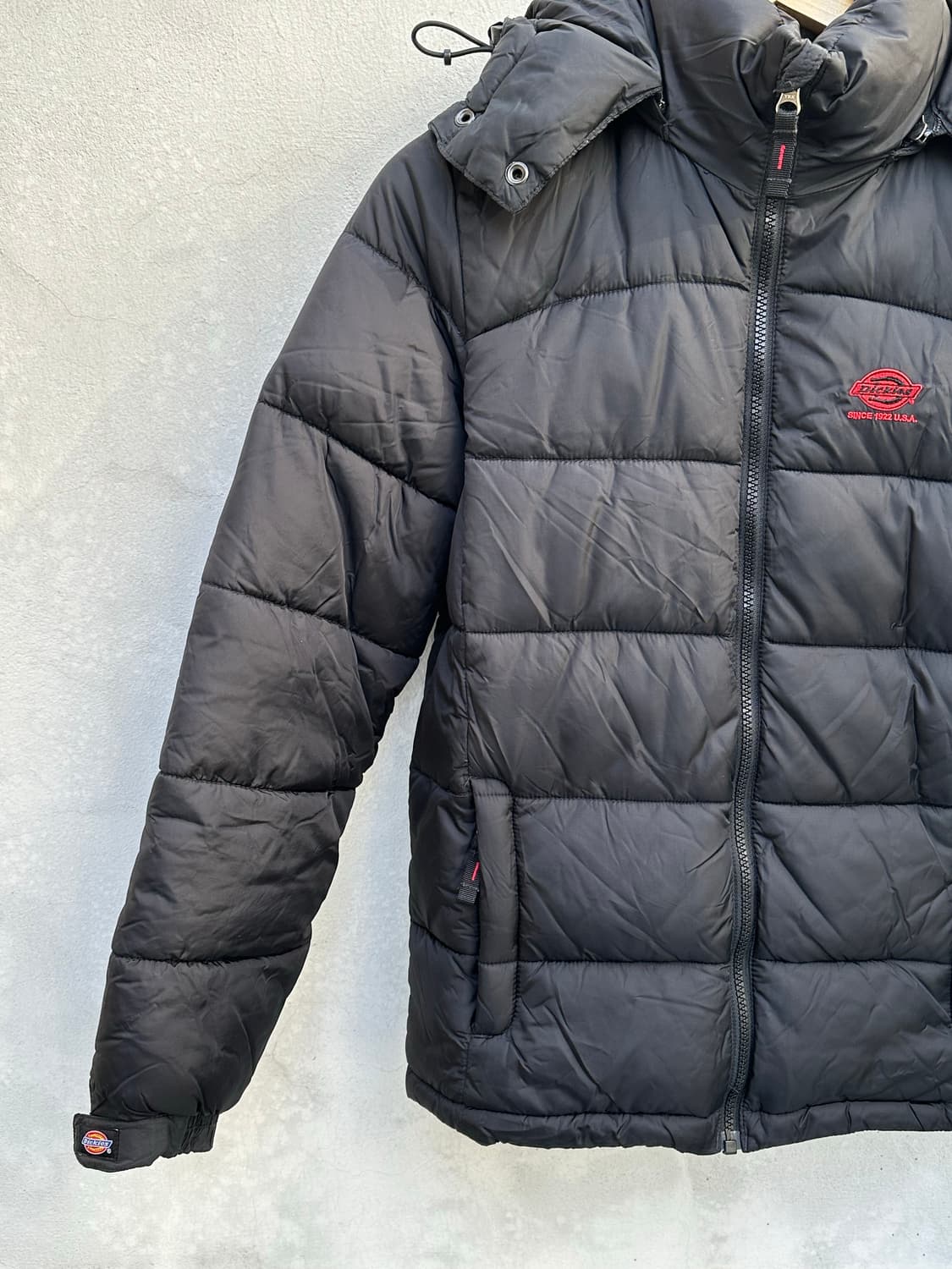 [디키즈] •Dickies Logo Hooded Puffer Jacket 상품이미지3