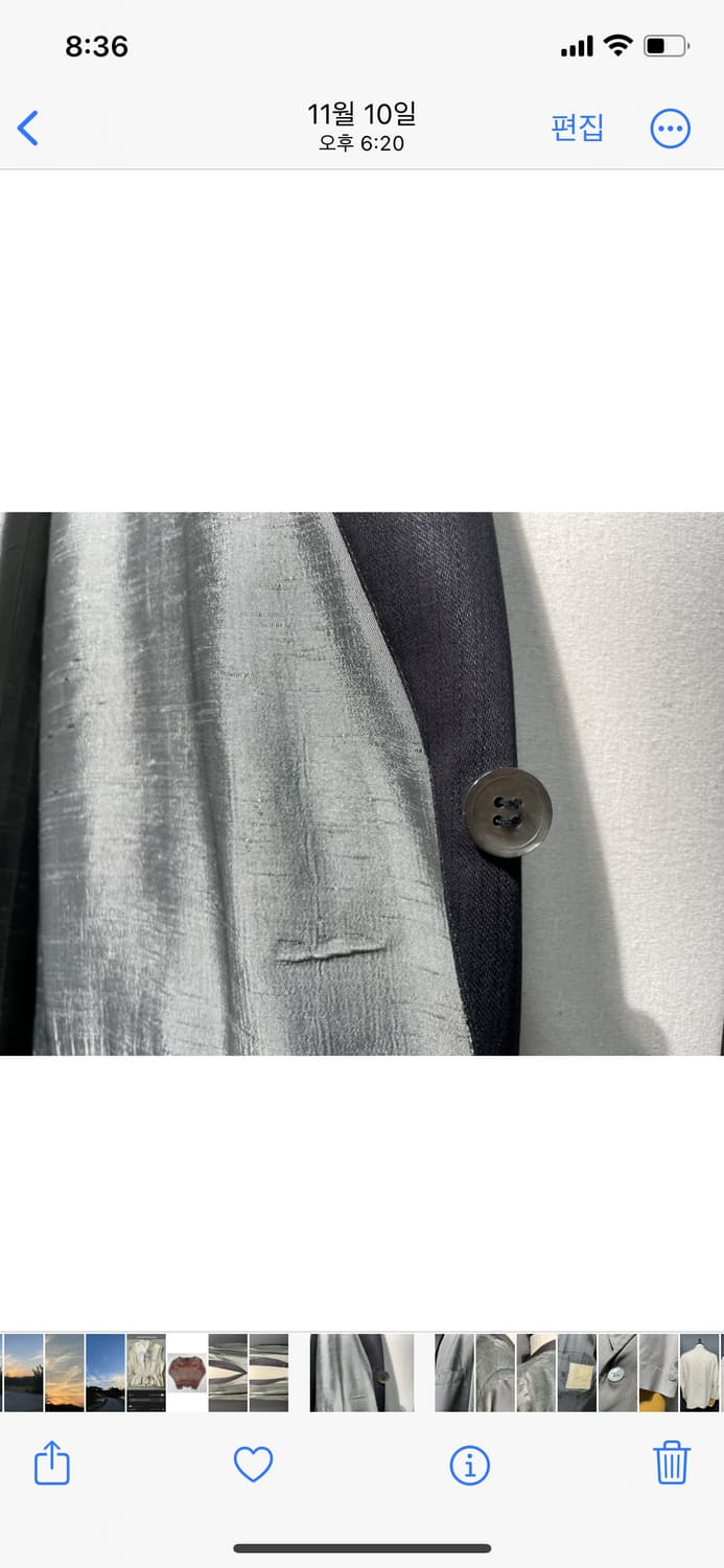 60년대 타운크래프트 이브닝 실크 블레이저 자켓 usa 상품이미지3