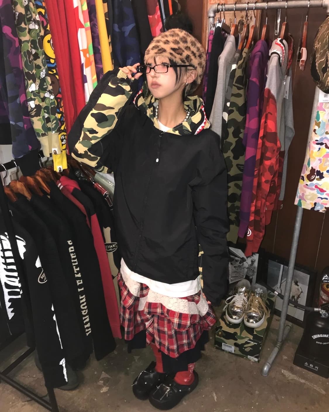 Bape Shark Two-way Windbreaker 상품이미지1