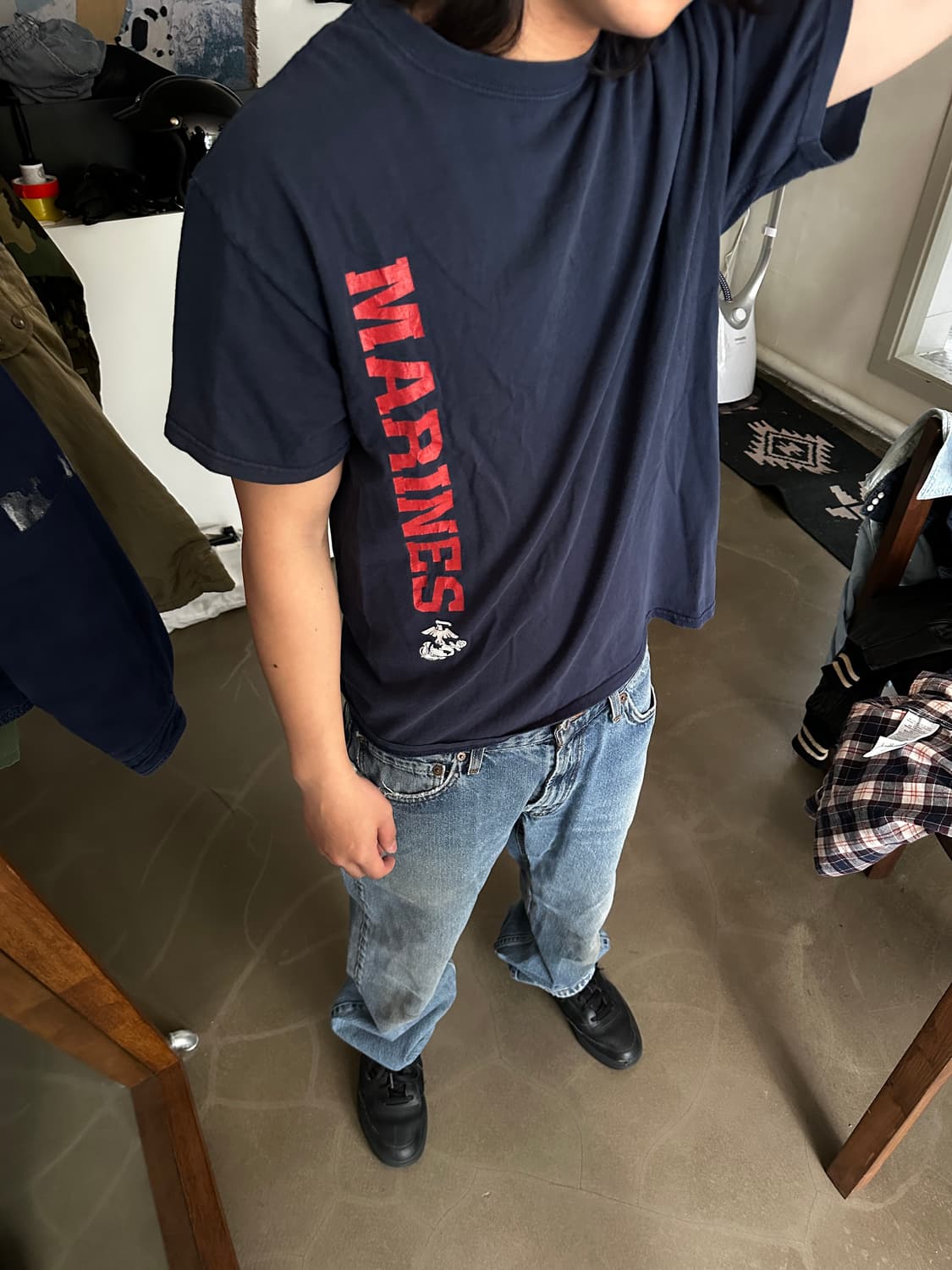 USMC MARINES 프린팅 티셔츠 상품이미지3