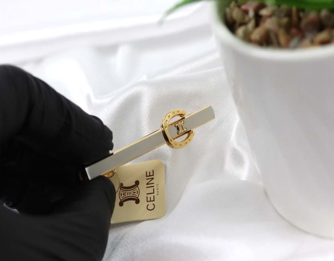 셀린느 S등급 4.9cm 남자 명품 넥타이핀 빈티지 상품이미지5
