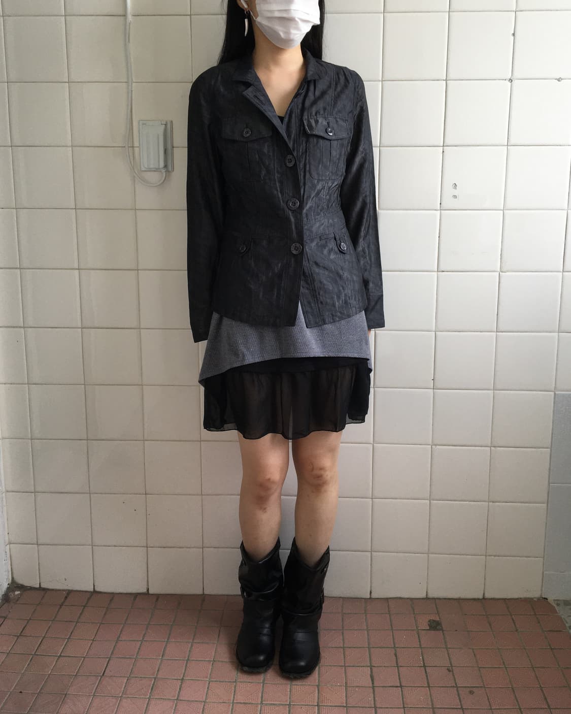 Evex krizia glossy jacket 상품이미지1