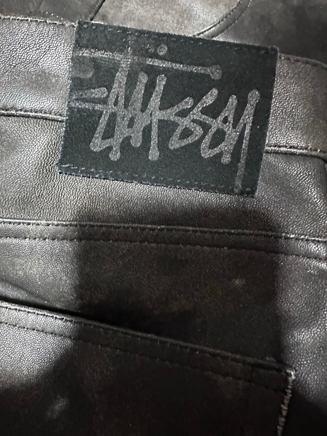 스투시 레더 빅올진 34 상품이미지3