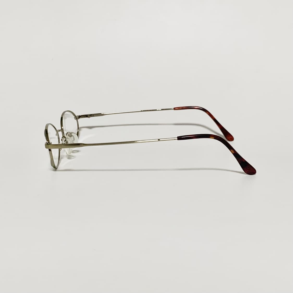 822 데드스탁 픽키 소형 골드 호피 라운드 오벌 프레임 빈티지안경 상품이미지4