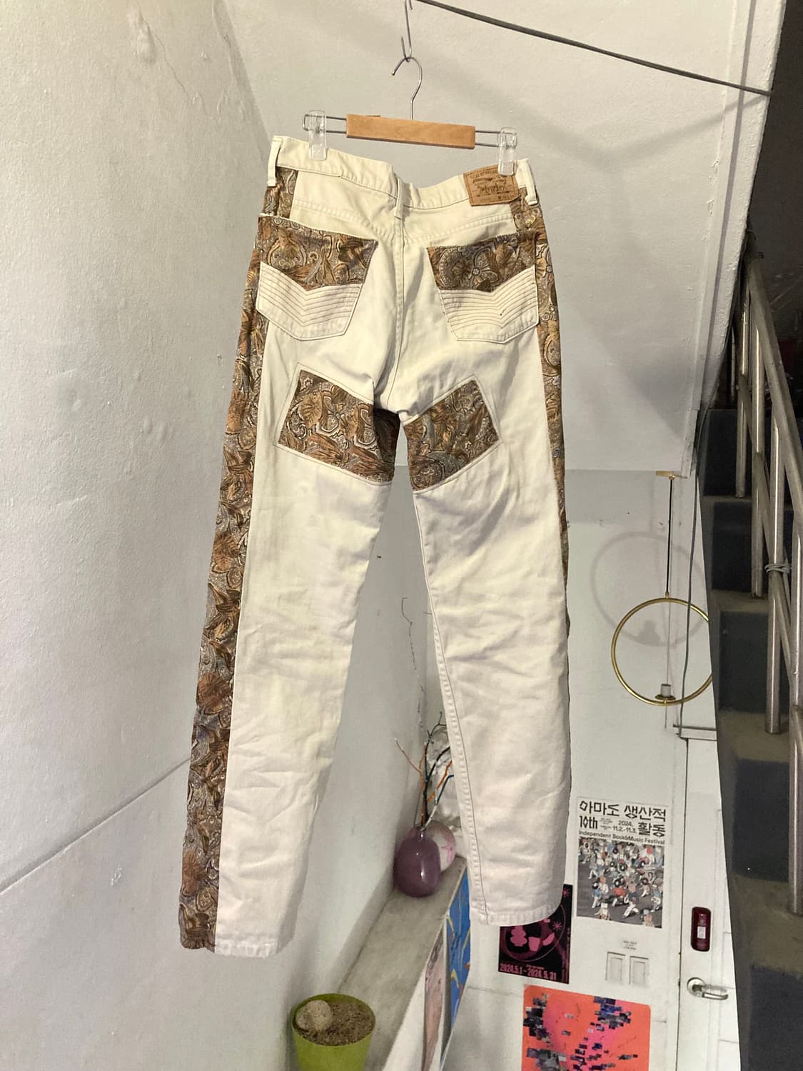 리바이스 Levis 리폼 페이즐리 스트레이트핏 팬츠 상품이미지5