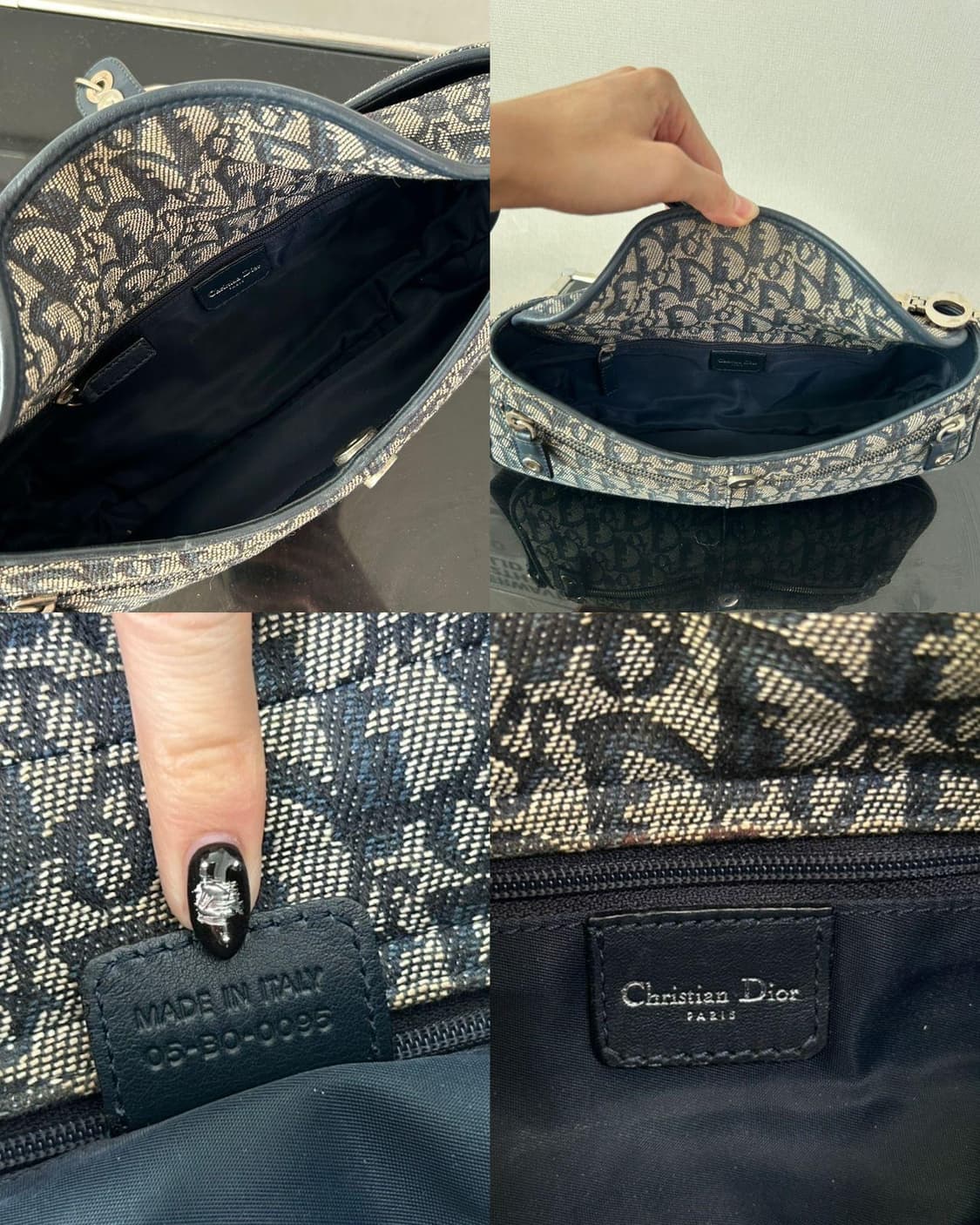 디올 오블리크 D참 바게트백 상품이미지9