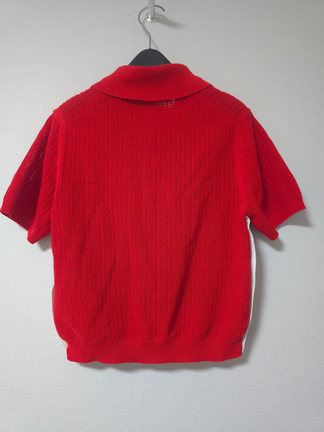 지컷 레드  카라 펀징 니트티 F 상품이미지4