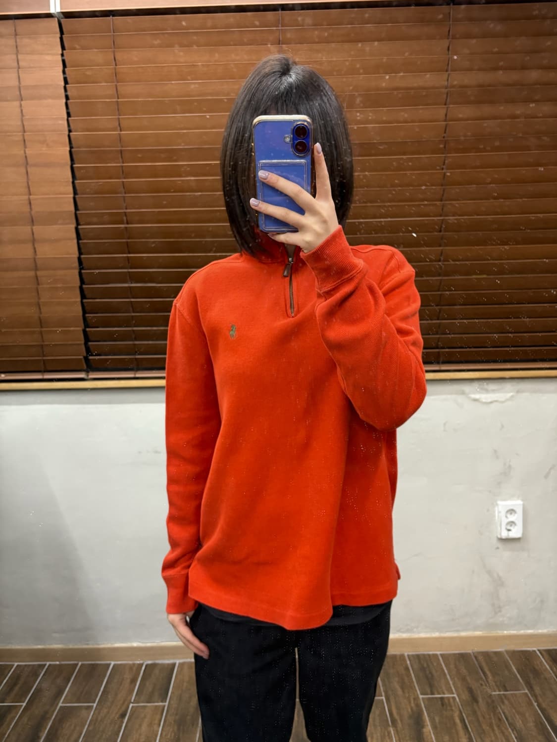 폴로 랄프로렌 코튼 반집업 니트 상품이미지6