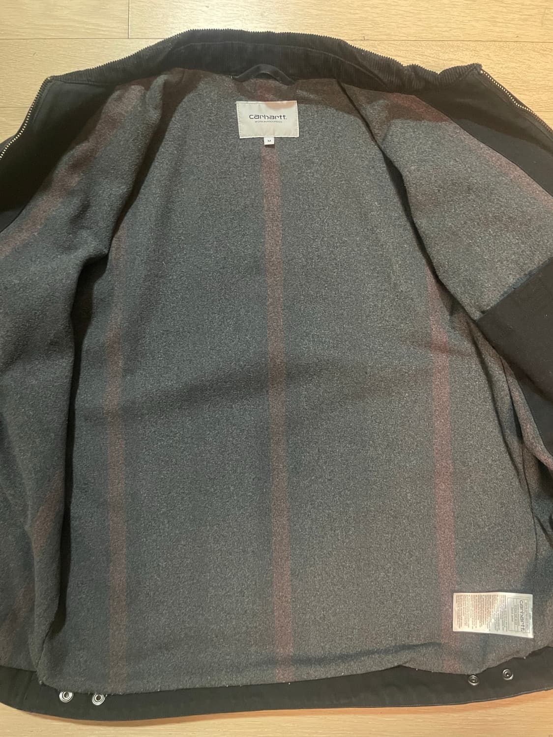 칼하트 윕 디트로이트 자켓 블랙 상품이미지5