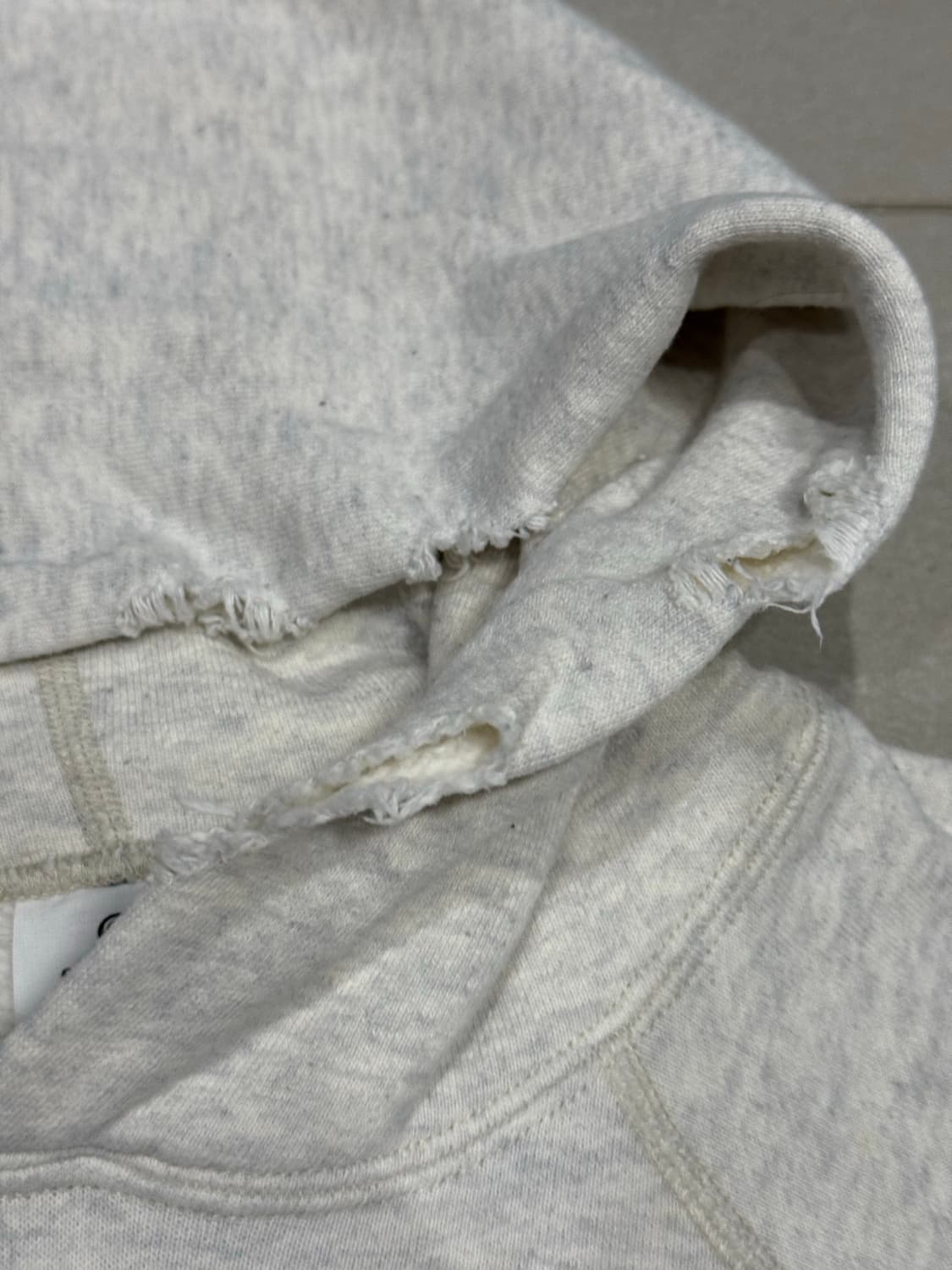히스테릭 글래머 아카이브 데미지 가공 해골 후드티  상품이미지6