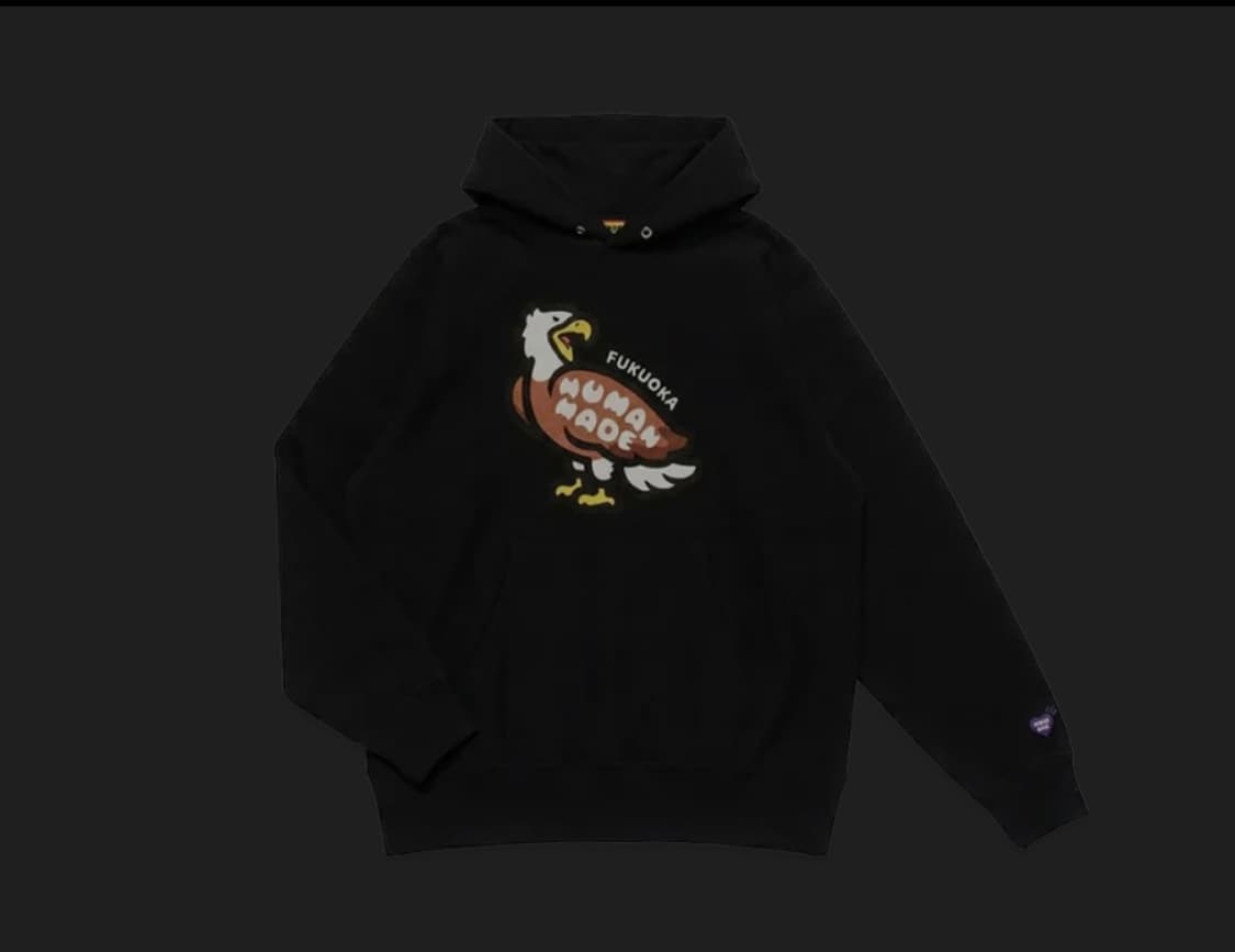 휴먼메이드 익클 후쿠오카 후드티  L 상품이미지1