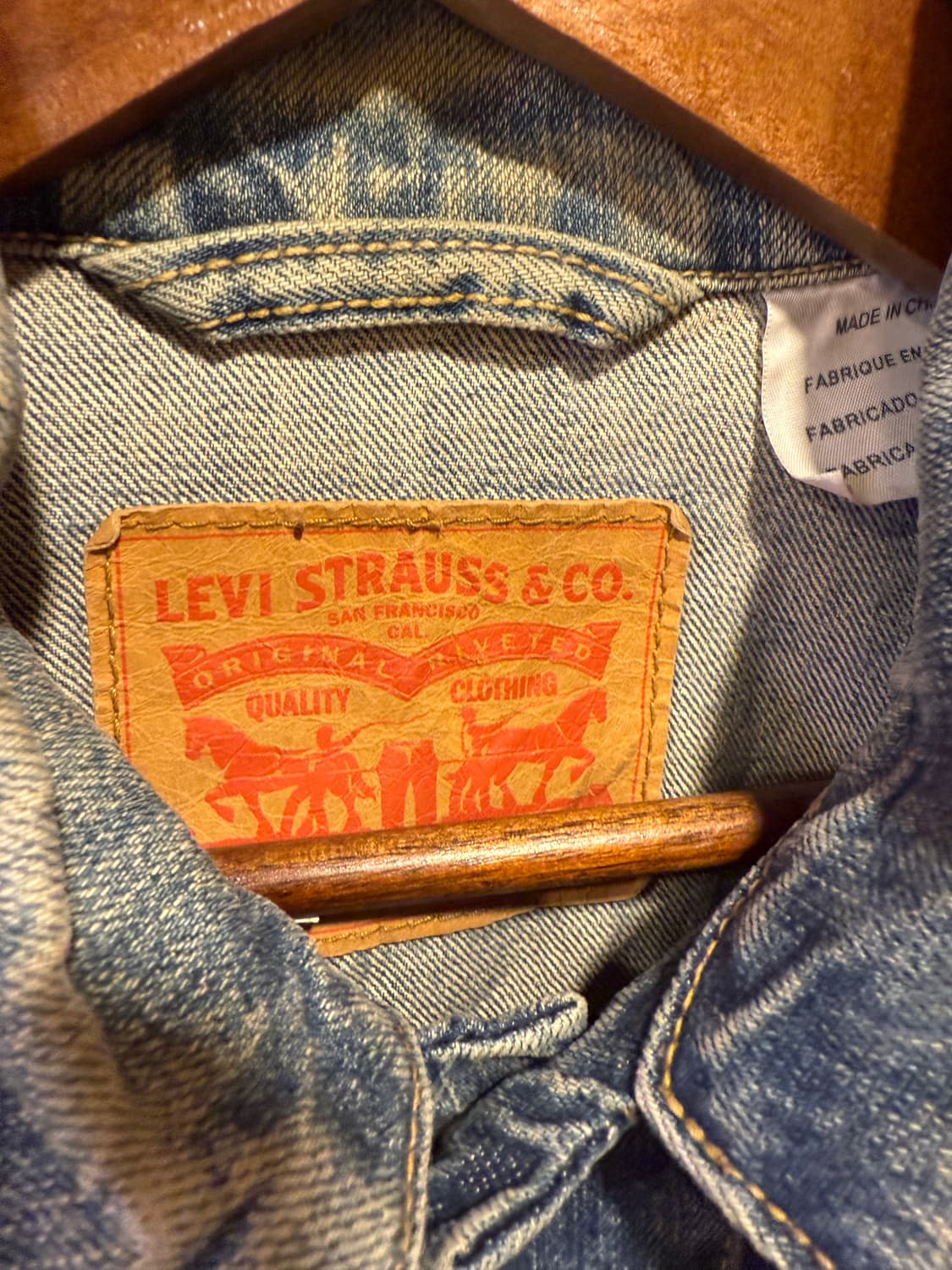 리바이스 진청 트러커 자켓 상품이미지2